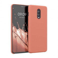 Husa pentru OnePlus 6T, Silicon, Roz, 46316.215 foto