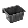 Hrănitoare rectangulară din cauciuc, negru, 20&nbsp;litri