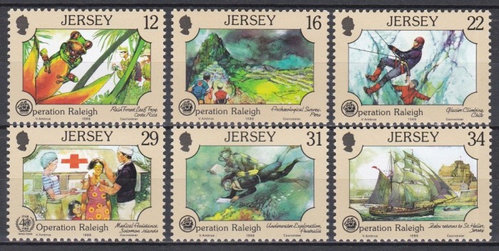 Jersey 1988 - Operațiunea Raleigh, MNH