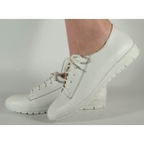 Pantofi albi piele naturala dama/dame/femei (cod SPF03), 35 - 40, Oem