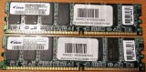 memorie RAM de tip DDR1 (SDRAM) cu o capacitate de 256 MB și o frecvență de 400 MHz (PC3200)-2 BUC