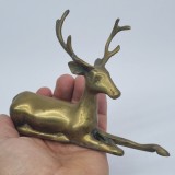 Cerb din bronz, vechi, vintage