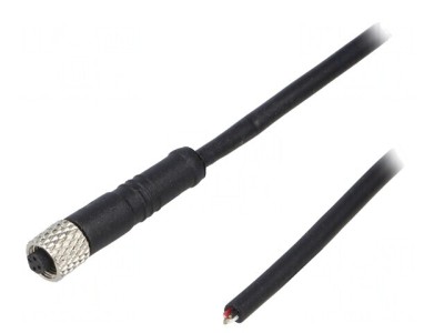 Conector M5 Mufă Mamă 4 PIN IP67 60V 1m foto