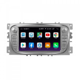 Navigatie dedicata cu Android Ford Focus II 2007 - 2011, gri, 1GB RAM, Radio