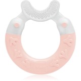 MAM Bite &amp; Brush jucărie pentru dentiție 3m+ Pink 1 buc