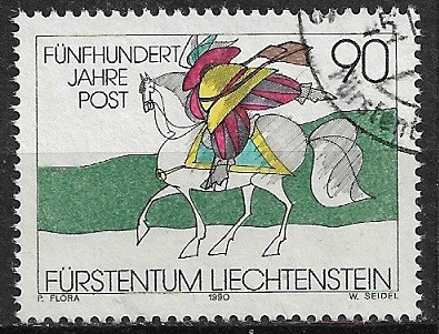 B1276 - Lichtenstein 1990 - stampilat foto