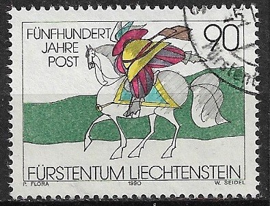 B1276 - Lichtenstein 1990 - stampilat