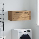 vidaXL Dulap de perete Pe perete stejar artizanal 80 x 36.5 x 35 cm 879559