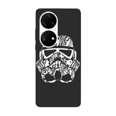 Husa compatibila cu Huawei P50 model Stormtrooper face tattoo, Silicon, TPU, Viceversa foto