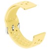 Curea din silicon, compatibila Honor Magic Watch 2 46mm, telescoape Quick Release, 22mm, Galben, Very Dream