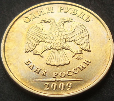 Moneda 1 RUBLA - RUSIA, anul 2009 *cod 1751 = A.UNC foto