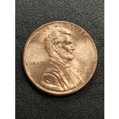 B 11 Moneda 1 Cent SUA 2006 D