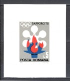 Romania.1971 Olimpiada de iarna SAPPORO-Bl. ZR.431