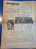ziarul sportul popular 3 octombrie 1966 - progresul singura echipa neinvinsa la fotbal