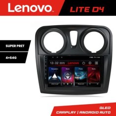 Navigatie Dacia Sandero Logan Lodgy 2012-2020 Lenovo Kit-sandero 4+64 GB Android Waze USB Navigatie Internet Youtube Radio CarStore Technology