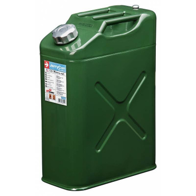 Canistra combustibil din metal, 20L, cu furtun flexibil transfer lichide AutoDrive ProParts foto