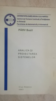 Parv Bazil - Analiza si proiectarea sistemelor foto