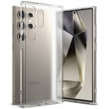 Husa Ringke Fusion pentru Samsung Galaxy S24 Ultra Mat Transparent, Silicon, Carcasa