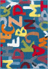 Covor Pentru Copii Kolibri Litere - 120x170, Albastru