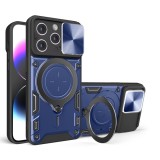 Cumpara ieftin Husa iPhone 16 Pro Max Antisoc cu Protectie Camera Albastru TCGP, Techsuit