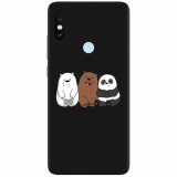 Husa silicon pentru Xiaomi Mi Max 3, Bears