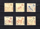 M2 TS1 2 - Timbre foarte vechi - Cuba - jocuri sportive, Sport, Nestampilat