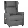 VidaXL Fotoliu de masaj, gri deschis, material textil 348516