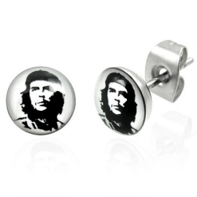 Cercei Che Guevara din oțel cu șurub 6.9 mm foto