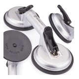 Ventuza aluminiu, suport cu 2 ventuze 120 mm 100 kg, Powermat