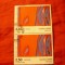 2 Timbre in pereche Franta 1993 Pictura Moderna, stampilat