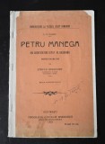 L. S. Kasso - Petru Manega un codificator uitat al Basarabiei tradusă de Ștefan Berechet 1923