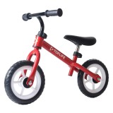Bicicleta Fara Pedale Top Life &ndash; Design Modern in Rosu si Negru pentru Micii Aventurieri