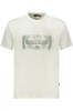 Napapijri Tricou barbati, cu imprimeu grafic, Regular Fit, Alb, M, L