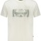 Napapijri Tricou barbati, cu imprimeu grafic, Regular Fit, Alb, M