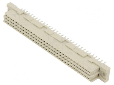 Soclu DIN 41612 tip C mamă 96 PIN THT drept foto