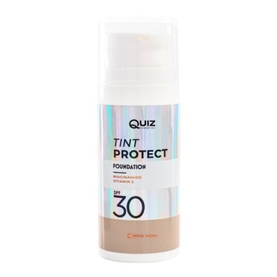 Fond de ten Tint Protect SPF30, Quiz, Nr 01 Rose Ivory, 30ml foto