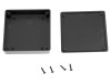 Carcasă universală 80x80x20mm ABS neagră