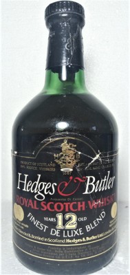 WHISKY HEDGES &amp;amp; BUTLES, YEAR 12 OLD, CL. 75 gr 40 foto