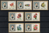 FUJEIRA 1971 - Flori si pesti + seic Mohamed / serie MNH, Stampilat