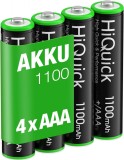 Cumpara ieftin Acumulatori AAA, HR03, 1100 mAh, Ni-Mh, ready to use, 4 buc / set-Hiquick