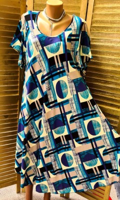 Rochie din Vascoza cod RV 0007 - 52Marimea foto