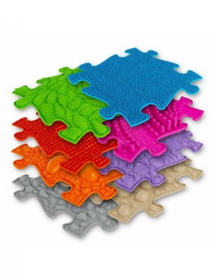 Covoras ortopedic senzorial puzzle Set Mediu A Muffik foto