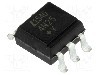 Optocuplor SMD, Tensiune izolatie 2,5kV, 1 canale, Gull wing 6, Seria 4N25, LITEON - 4N25S-TA1