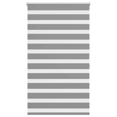 Jaluzea tip zebra, 80 x 175 cm, gri foto