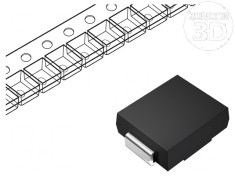 Diodă TVS bidirecțională 1,5kW 600V 2,5A SMC rolă bandă