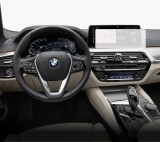 Folie Protectie Navigatie BMW Seria 5 2020-2023, Duragon, protectie Display Navigatie, silicon Transparent, Anti-zgarieturi, kit instalare