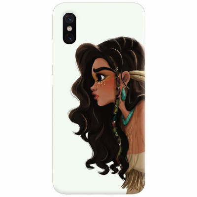 Husa silicon pentru Xiaomi Mi 8 Pro, Indian Girl foto