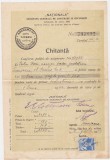 Chitanta Nationala societate generala de asigurare in Bucuresti 1934, Romania 1900 - 1950