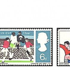 Marea Britanie 1966 - C.M. fotbal Anglia, serie neuzata