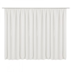 Draperie cu rejansa Jemidi, 300 x 245 cm, Alb, Poliester, 55276.02.02